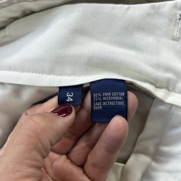 Polo Golf Ralph Lauren Men's 34 Flat Front Khaki Shorts‎ Golf Preppy - Picture 6 of 13